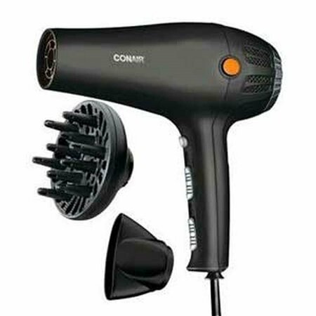 CONAIR CONSUMER PRODUCT Dryer Hair Black Ceramic, 2PK 241RNFC